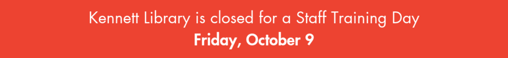 Library Closed October 9