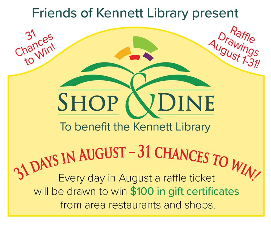 Shop and Dine Raffle! Click here to lean more!