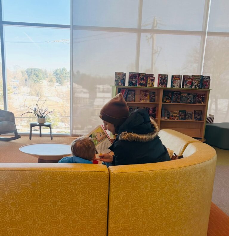 Rachelle and her son, Marian, share a special love for Kennett Library. Marian enjoys exploring books about dinosaurs and superheroes, loves attending music programs, and riding the elevator. Since Maraian is still learning to read, Rachelle often brings him to the library so they can read new stories together. Rachelle told us that the library is a place for discovery and is a cozy spot for them to visit, especially in the winter months. 🙏 Stories like this are possible because of supporters like you - no matter how much you give.