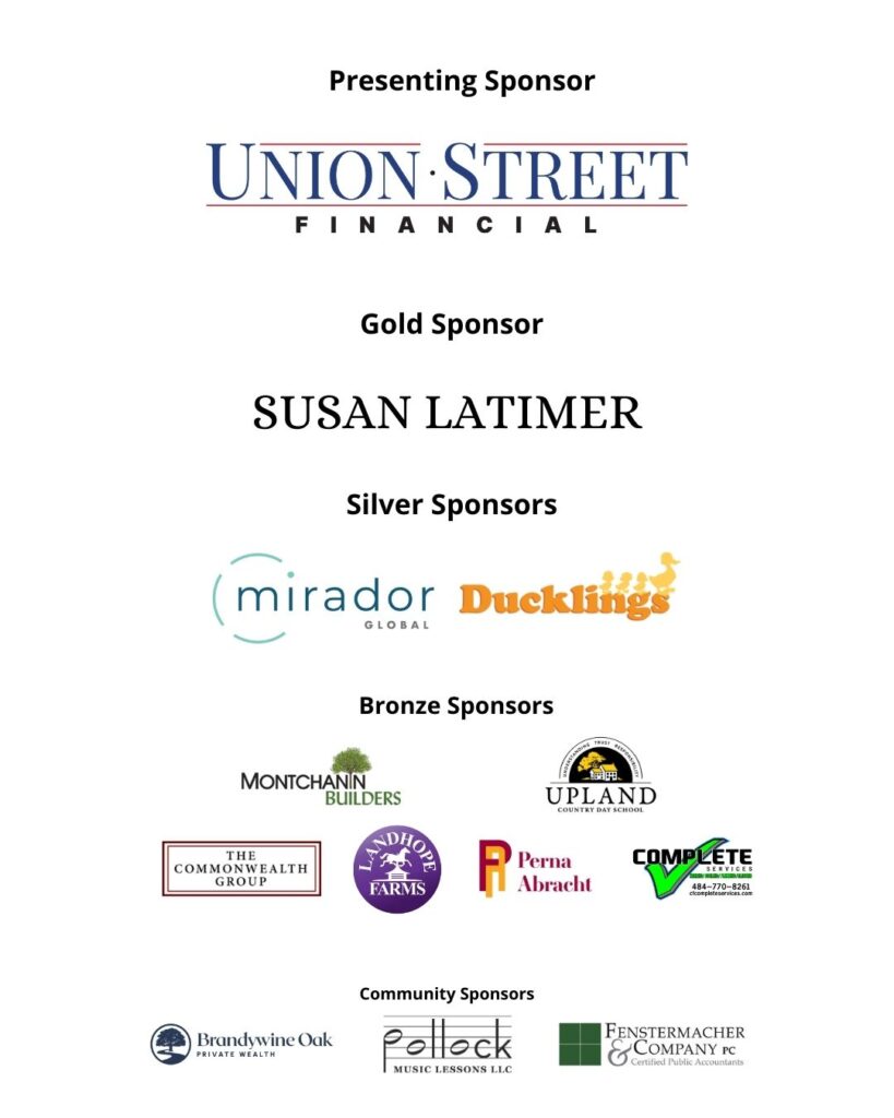 Thank you to our generous sponsors